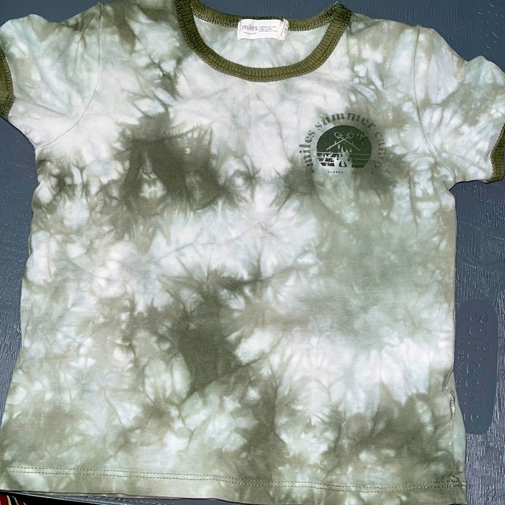 Miles the Label brand T-Shirt. Fun and stylish design. 18 months.